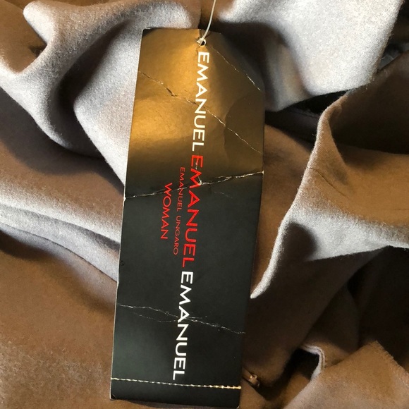 Vintage EMANUEL UNGARO Size 20 Classic Tank-dress Stretchy Wool Career $448 NEW - Picture 13 of 13